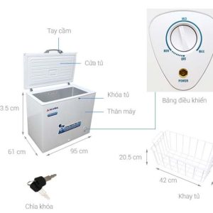 Tủ đông 1 ngăn đông Alaska BD-300C