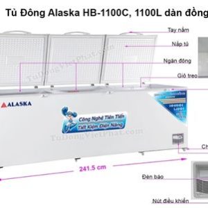 Tủ đông Alaska HB-1100C