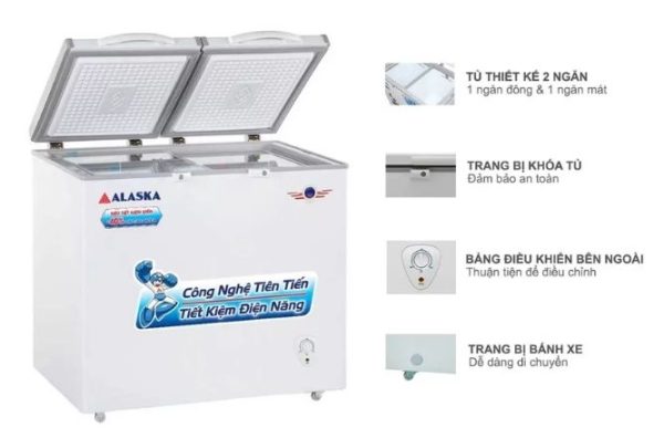 Tủ đông Alaska BCD-4567N