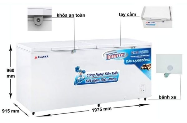 Tủ đông Alaska HB-1200CI