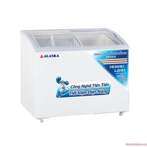 Tủ đông Alaska KC-210C kính cong