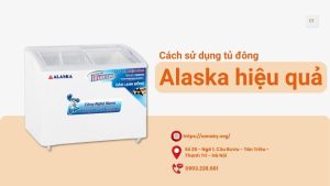 Cách sử dụng tủ đông hãng Alaska hiệu quả