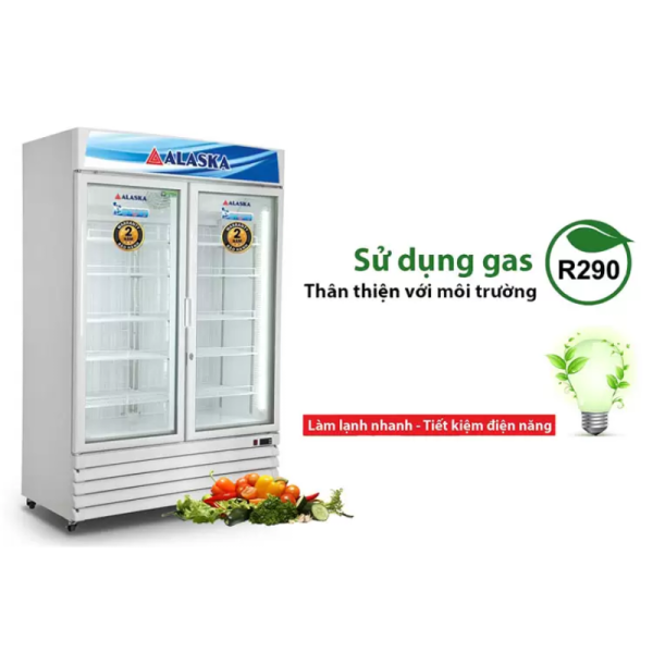 Gas sử dụng trong tủ đông đứng Alaska IFG-700